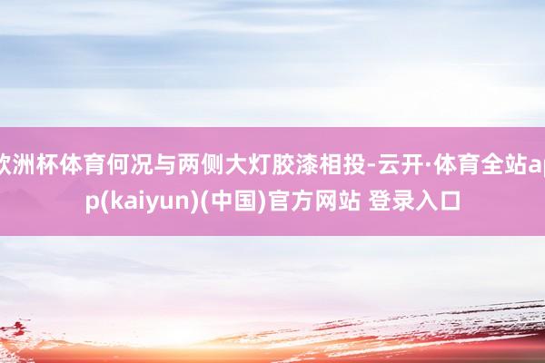 欧洲杯体育何况与两侧大灯胶漆相投-云开·体育全站app(kaiyun)(中国)官方网站 登录入口