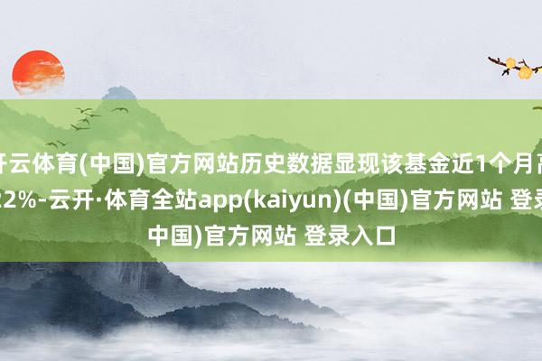 开云体育(中国)官方网站历史数据显现该基金近1个月高潮5.22%-云开·体育全站app(kaiyun)(中国)官方网站 登录入口